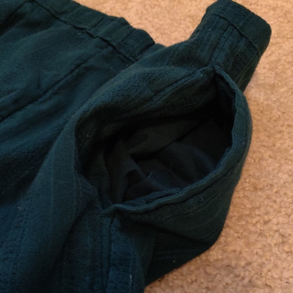 Handmade dark teal skirt - Picture 6 of 8